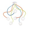 Миниатюра фото потолочная люстра ideal lux octopus pl6 color | 220svet.ru