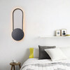 Миниатюра фото настенный светодиодный светильник inodesign ring black wall light 44.262 | 220svet.ru