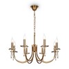 Миниатюра фото подвесная люстра freya forte fr1006pl-08g | 220svet.ru
