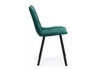 Миниатюра фото стул на металлокаркасе woodville чилли зеленый / черный 631640 | 220svet.ru