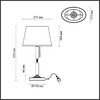 Миниатюра фото настольная лампа odeon light london 4894/1t | 220svet.ru