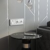 Миниатюра фото розетка с заземлением и шторками белый акрил werke w1171141 | 220svet.ru