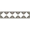 Миниатюра фото рамка для розеток и выключателей эра galaxy 15-5005-07 на 5 постов титан б0070880 | 220svet.ru