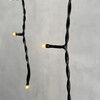 Миниатюра фото гирлянда бахрома 3,1 x 0,5 м экстра тепло-белая 220в, 150 led, провод черный пвх, ip54 ltc pil150-11-2eww | 220svet.ru
