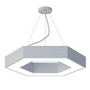Миниатюра фото подвесной светодиодный cветильник эра hexagon spo-123-w-40k-045 45вт 4000к белый б0050554 | 220svet.ru