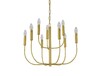 Миниатюра фото подвесная люстра newport 34909/c brass | 220svet.ru