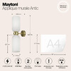 Миниатюра фото настенный светильник maytoni antic mod302wl-02w | 220svet.ru
