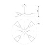 Миниатюра фото потолочная люстра eurosvet 70056/8 черный | 220svet.ru