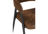 Миниатюра фото стул на металлокаркасе woodville twin brown / black 15923 | 220svet.ru