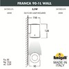 Миниатюра фото светильник уличный настенный fumagalli franca 90-1l wall  3a7.002.000.axu1l | 220svet.ru