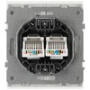 Миниатюра фото розетка эра arktik 16-3108-08 информационная двойная 2xrj45 белый матовый б0070491 | 220svet.ru