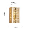 Миниатюра фото настенный светильник favourite theatrum 4206-2w | 220svet.ru