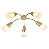 Миниатюра фото потолочная люстра escada aquilegia 1100/5p gold | 220svet.ru