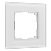 Миниатюра фото рамка из стекла на 1 пост werkel senso soft-touch w0013101 | 220svet.ru