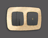 Миниатюра фото выключатель одноклавишный с самовозвратом с подсветкой 3200k ambrella volt quant omega mo902050 | 220svet.ru