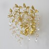 Миниатюра фото настенный светильник crystal lux eden ap2 gold | 220svet.ru