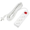 Миниатюра фото удлинитель uniel ultra 3гн х 10м б/з s-cu3-7b white ul-00009997 | 220svet.ru