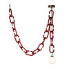 Миниатюра фото подвесной светильник loft it chain 10128c red | 220svet.ru
