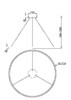 Миниатюра фото подвесной светодиодный светильник maytoni rim mod058pl-l65wk | 220svet.ru
