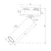 Миниатюра фото трековый однофазный светодиодный светильник elektrostandard 85110/01 a065268 | 220svet.ru