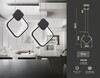 Миниатюра фото подвесной светодиодный светильник ambrella light comfort line fl5256 | 220svet.ru