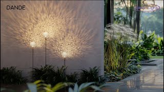 Миниатюра фото уличный садово-парковый светильник odeon light dande 7121/2gl черный | 220svet.ru