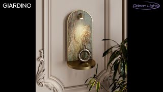 Миниатюра фото настенный светильник odeon light giardino 7175/3wl бронзовый | 220svet.ru