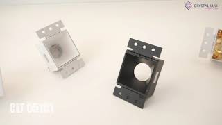 Миниатюра фото встраиваемый светильник crystal lux clt 051c1 bl-bl | 220svet.ru