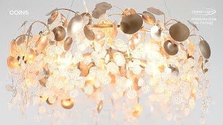 Миниатюра фото бра odeon light coins 5104/2w золотистый | 220svet.ru