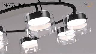 Миниатюра фото подвесная люстра lumion natalina 8232/8y черный | 220svet.ru