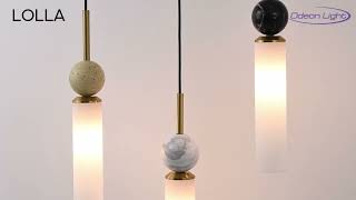 Миниатюра фото подвесной светильник odeon light lolla 4359/1 бронзовый | 220svet.ru